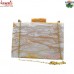 Flowing Sand Resin Clutch Purse Handmade Hand Bag