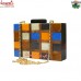 Wooden Resin Mosaic Resin Clutch Purse Handbag