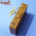 Gold Glitter Resin Box Clutch Purse - Customization Possible
