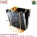 Black Smoke Resin Box Clutch Purse Handbag
