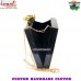 Black Smoke Resin Box Clutch Purse Handbag