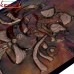 Marvelleous Dancing Ganesha on Copper Sheet Repousse Chasing Art