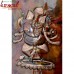 Marvelleous Dancing Ganesha on Copper Sheet Repousse Chasing Art