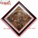 The Invincible Durga - Depiction on Copper Sheet Metal Embossing Art