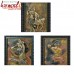 The Cherubic Folklore - Set of 3 Fascinating Artwork Copper Embossing Repousse Art