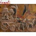 Arjun Rath on Copper Sheet - Large Repousse Art Work On Copper Sheet