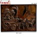 Arjun Rath on Copper Sheet - Large Repousse Art Work On Copper Sheet