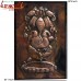 Punchmukhi Ganesh on Metal Sheet Copper Repousse