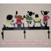 Cool Kids Playing - Iron Sheet Key Hanger - Customized Designs and Painting