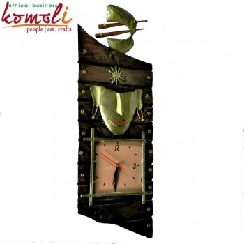 Imagination Abstract Iron Sheet Wall Clock