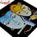 Modern Radha Krishna On Canvas - Wall Accent Painting