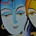 Modern Radha Krishna On Canvas - Wall Accent Painting