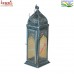 Black Antique Metal Sheet Lantern - Tower Shape Home and Garden Decor