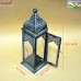 Black Antique Metal Sheet Lantern - Tower Shape Home and Garden Decor