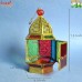 Craze of 16th Century - Covered Lantern with Multicolor Glass - Home Decor - Custom Design