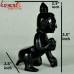 Shyam Manohar Balgopal - Black Stone Hand Carved Krishna Murti