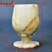 Rare Onyx Stone Tequila Shot Glasses Hand Carved Stone Craft