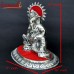 Shiny Silver Resting Ganesha Big White Metal Handicraft Wedding Gifts Favors