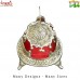 Religious Singhasan with Chattari - Round - For Your Adorable God Pooja Essential Item