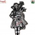 Bagpiper Silvertone Bottle Opener - White Metal Craft