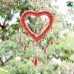 Pink See Through Heart - Iron Outdoor Decorative Wind Chime