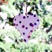 The Real Polka - Iron Sheet Puffy Heart Hanging - Customized Sizes and Many Designs