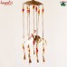 Carousal Type Rusty Elephant Hanging - Handmade Custom Design Metal Sheet Wind Chime