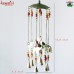 Carousal Type Rusty Elephant Hanging - Handmade Custom Design Metal Sheet Wind Chime