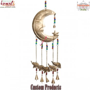 Moon Face Garden Outdoor Decoration Wind Chime