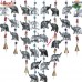 Large Elephant Drape Windchime Garden & Home Decoration, Iron Wind Chime