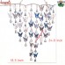 Large Butterfly Drape Design Indian Wind Chime Home Garden Decoration 
