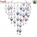 Large Butterfly Drape Design Indian Wind Chime Home Garden Decoration 