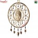 Oversize Buddha Head Round Rustic Decoration Windchime for Home and Garden Ornament