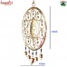 Oversize Buddha Head Round Rustic Decoration Windchime for Home and Garden Ornament