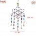 Love Wrought Iron Wind Chime Indian Style Home Garden Wind Bells