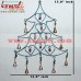 X-Mas Tree Wrought Iron Hanging Wind Chimes Home Garden Decoration