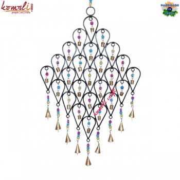 Over Size Oval Geometrical Shape Wind Chime Indian Style Home Patio Garden and Outdoor Decoration