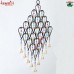 Over Size Oval Geometrical Shape Wind Chime Indian Style Home Patio Garden and Outdoor Decoration