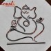 Ganesha Set of 3 - Copper Wire Art Home Decor Wall Accent Mural