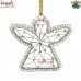 Angel Design Brass Wire Christmas Ornament Tree Hanging Custom Designs