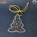 Christmas Tree - Brass Wire Hanging Custom Ornament