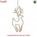 Crystal Beaded Christmas Tree Decoration Ornament Figurines Holidays Reindeer