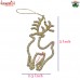 Crystal Beaded Christmas Tree Decoration Ornament Figurines Holidays Reindeer