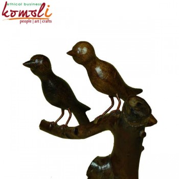 Birdy Birdwatch Prodigious Wooden Sculpture