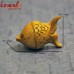 Cutie Pie - Wooden Carved Fishes - Set of 2