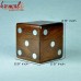 Wooden Dice Utility Box - Wooden Jewelry Keepsake Box