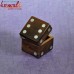 Wooden Dice Utility Box - Wooden Jewelry Keepsake Box