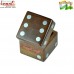 Wooden Dice Utility Box - Wooden Jewelry Keepsake Box