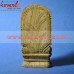 Blessing Buddha Sculpture - Indian Wood Carving Marvel - Single Piece Wooden Sculpture