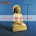 Awe-inspiring Sculpture Statue of Pensive Mahaveera - Single Piece Wood Carving